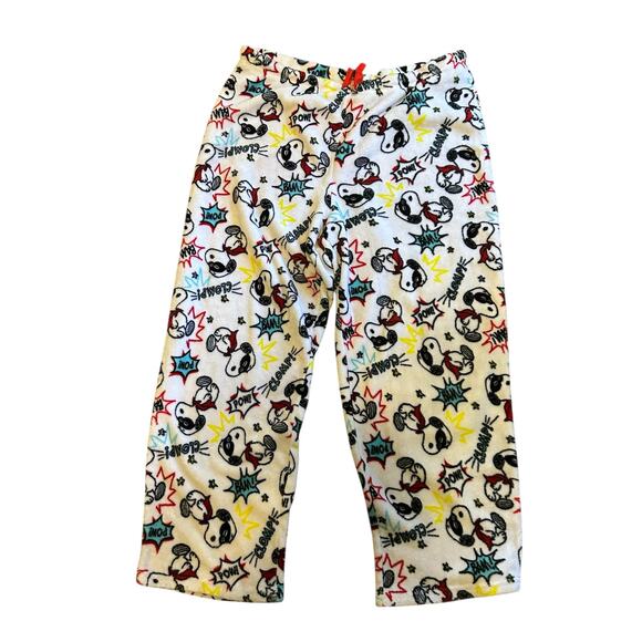 PEANUTS Snoopy MASKED CRUSADER 2X Unisex Clomp Bam Pow Pajama PJ Lounge Pants - Picture 5 of 7